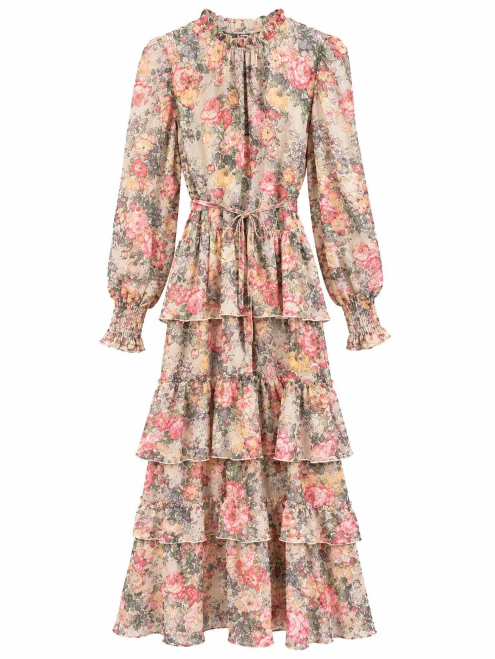 Floral Tiered Dress